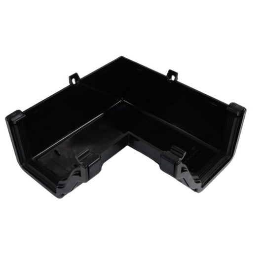 Black Ogee Guttering 90° Internal Angle - 135mm