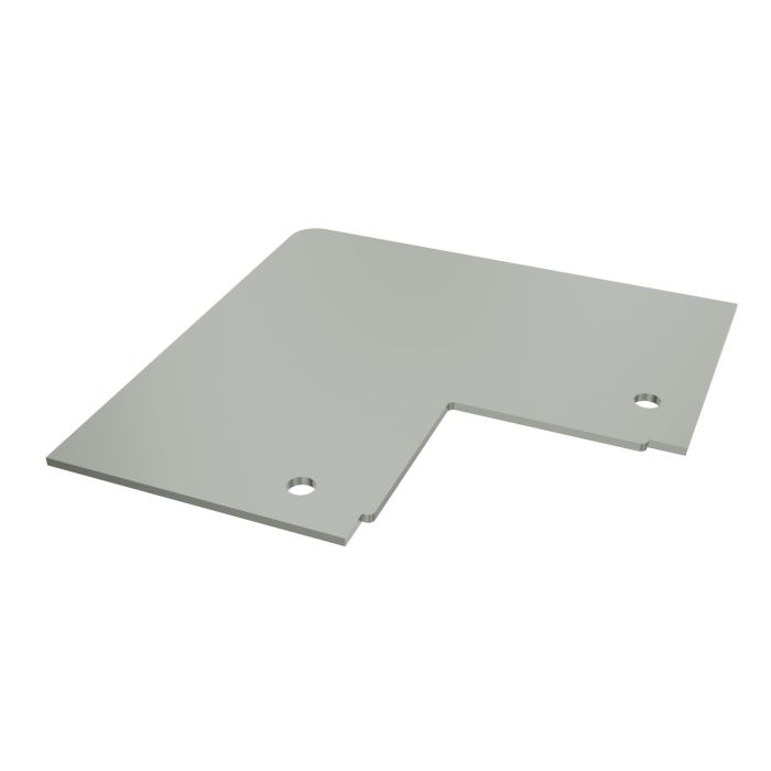 Soft Green Vertical Coastline Composite Cladding Internal Corner Closer - Width 85mm x Length 85mm