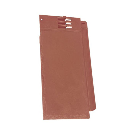 Terracotta Envirotile Plastic Lightweight Roof Slate Half Tile - Length 365mm x Width 175mm