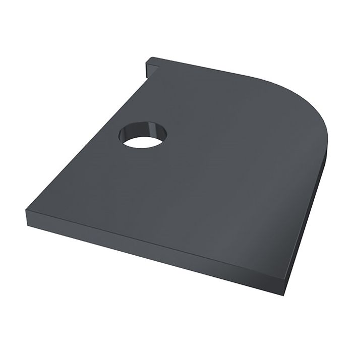 Anthracite Grey Horizontal Coastline Cladding Window Head Trim End Cap