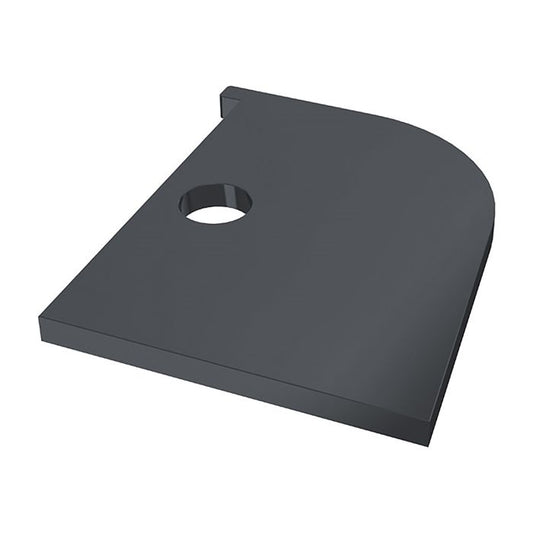 Anthracite Grey Horizontal Coastline Cladding Window Head Trim End Cap