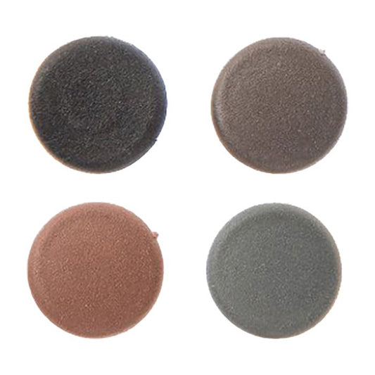 Anthracite Black Envirotile Large Screw Cover Caps 12mm - 25 Pack