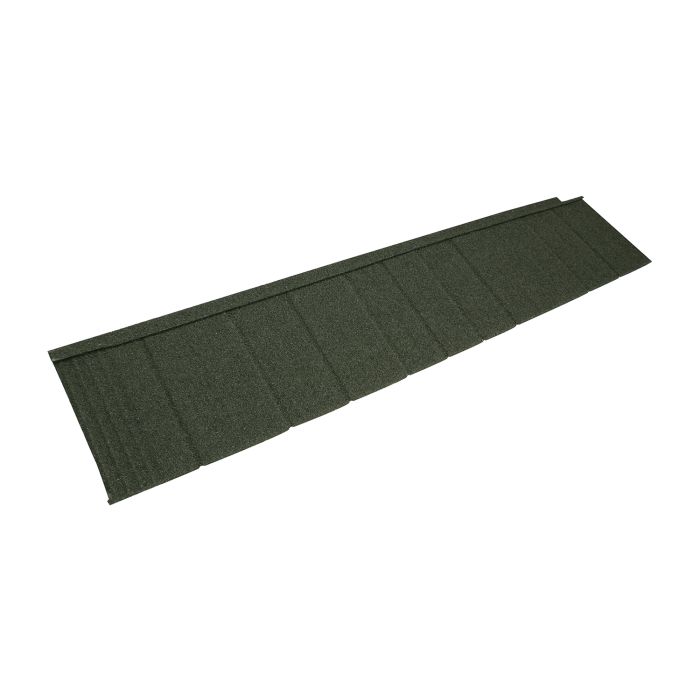 Moss Green Metrotile Shingle Tile - Length 1.345m x Width 300mm
