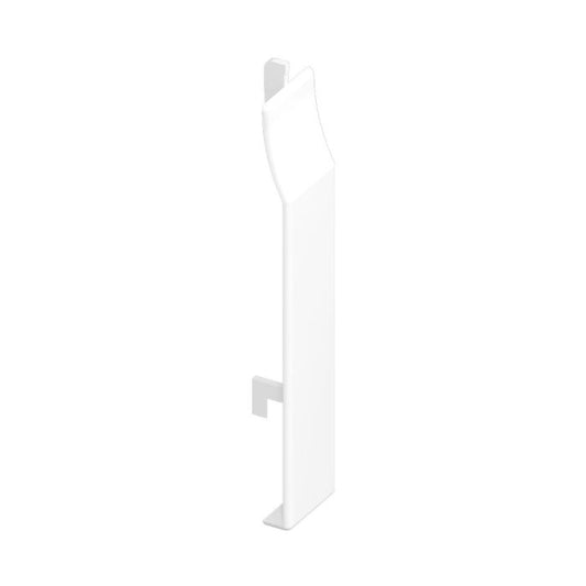 White Smooth Shiplap Cladding Butt Joint - Width 125mm
