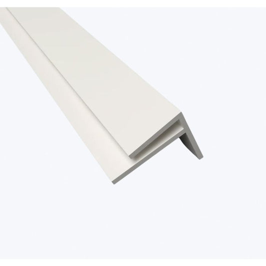 Pastel Cream Palclad Prime External F Section - Length 3.05m