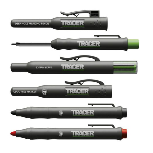 Tracer Deep Hole Construction Pencil Marking Kit