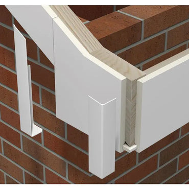 UPVC Fascia Corner Trim - Chartwell Green, 450mm