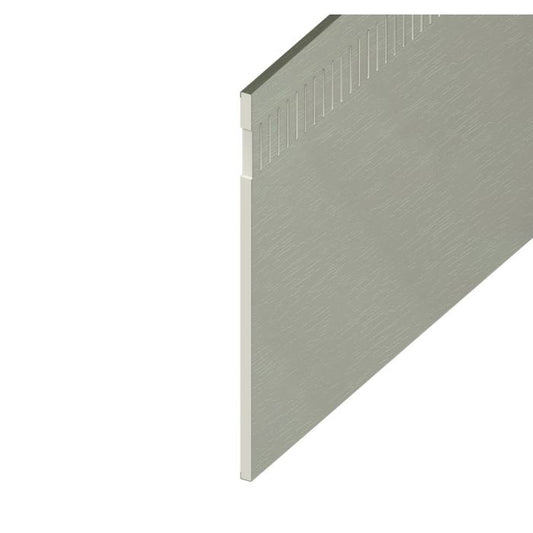 Agate Grey Woodgrain 10mm Vented Flat Board - Length 5m x Width 300mm