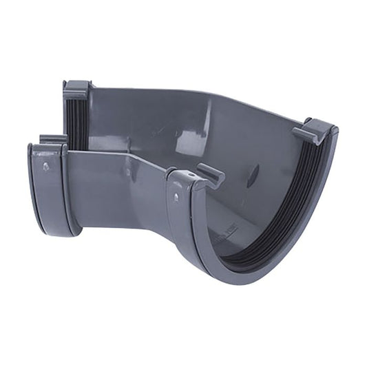 Anthracite Grey Deepflow Guttering 135° Angle - 114mm