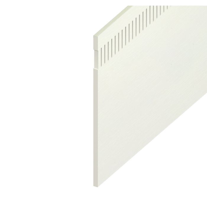 White Ash Woodgrain 10mm Vented Flat Board - Length 5m x Width 200mm