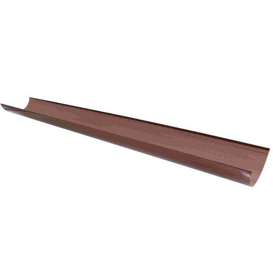 Brown Half Round Gutter - 112mm x Length 4m