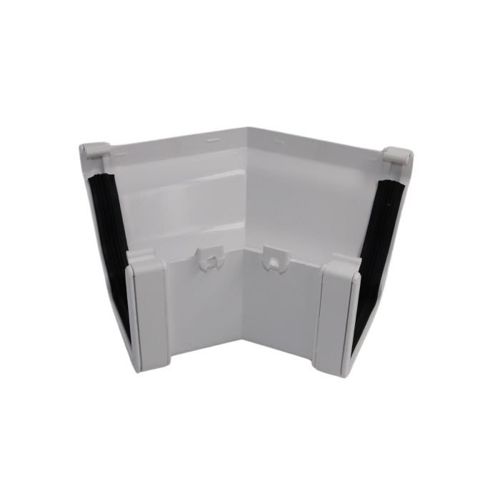 White Ogee Guttering 135° External Angle - 135mm
