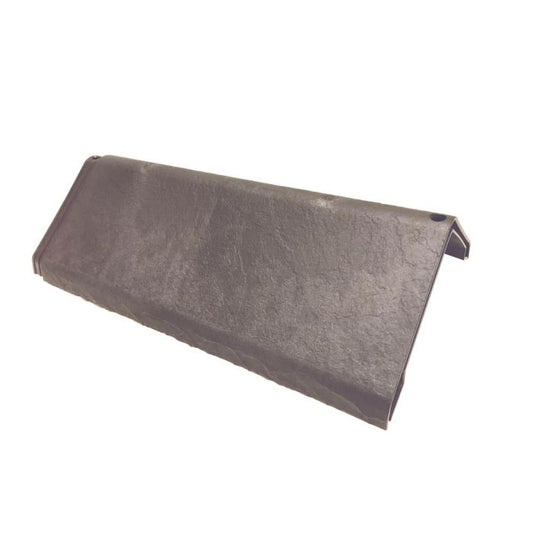 Brown Envirotile Plastic Lightweight Main Ridge Cap - Length 425mm x Width 245mm