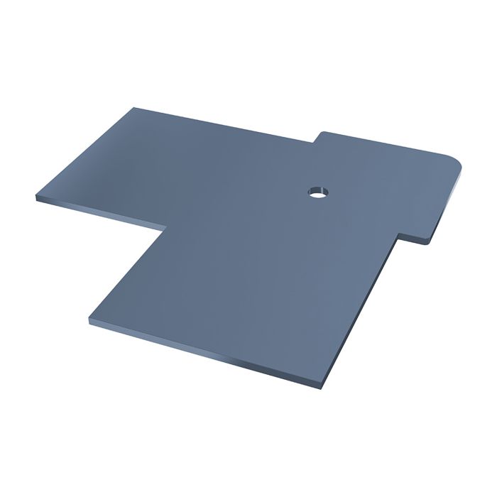 Pigeon Blue Horizontal Coastline Cladding 90° External Corner End Cap