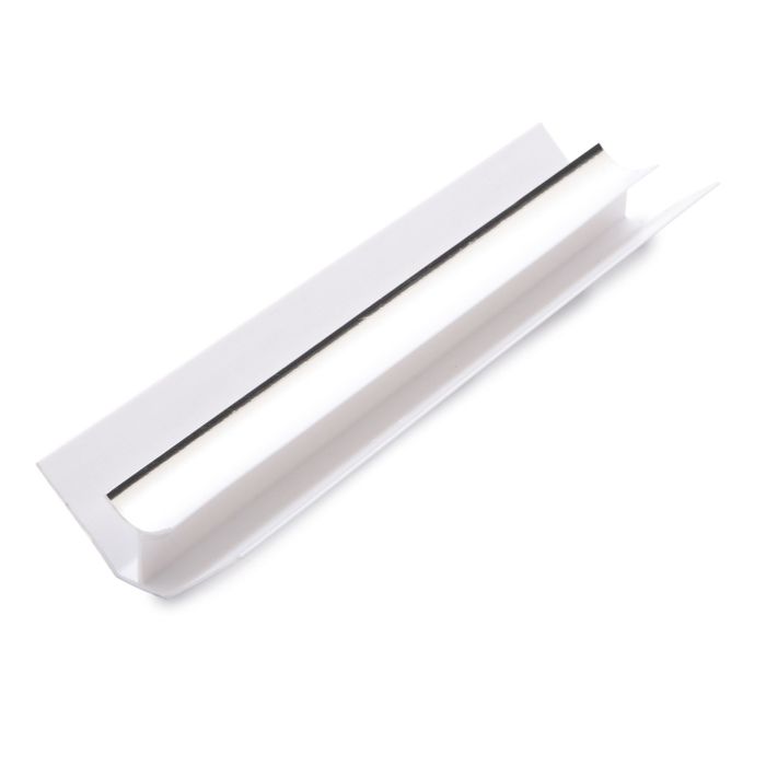 Guardian Chrome PVC Decor Cladding 8mm Internal Corner Trim - 2.7m