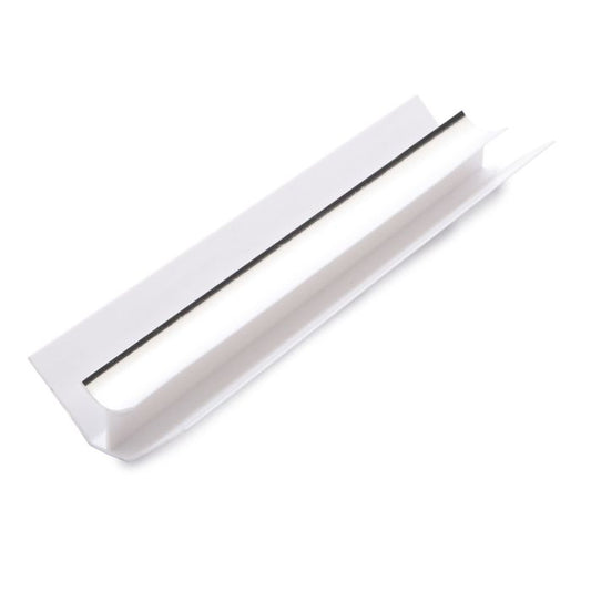 Guardian Chrome PVC Decor Cladding 8mm Internal Corner Trim - 2.7m