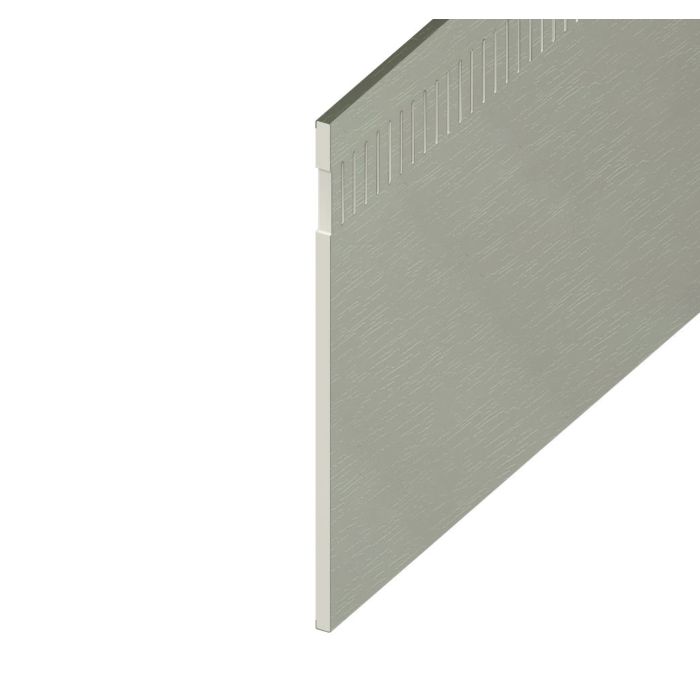 Agate Grey Woodgrain 10mm Vented Flat Board - Length 5m x Width 200mm