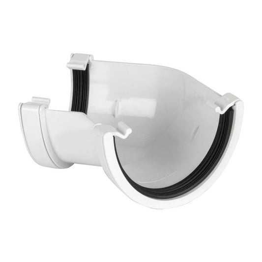 White Deepflow Guttering 135° Angle - 114mm