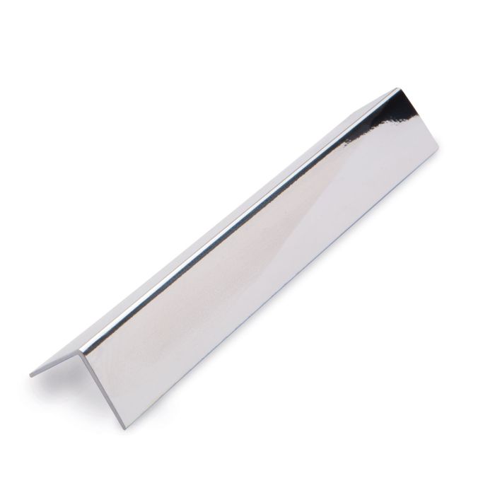Guardian Chrome PVC Decor Cladding 25mm Right Angle Trim - 2.7m