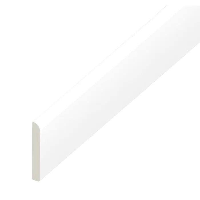 UPVC Multi-Purpose Trim - White, 5m x 65mm