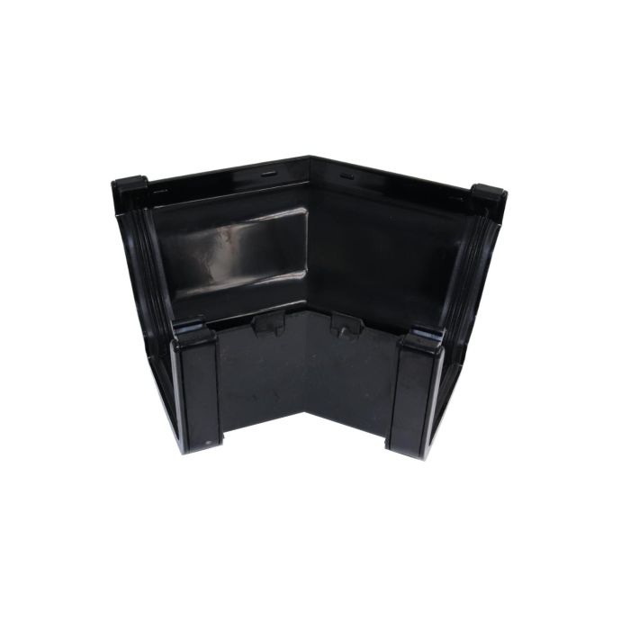 Black Ogee Guttering 135° External Angle - 135mm
