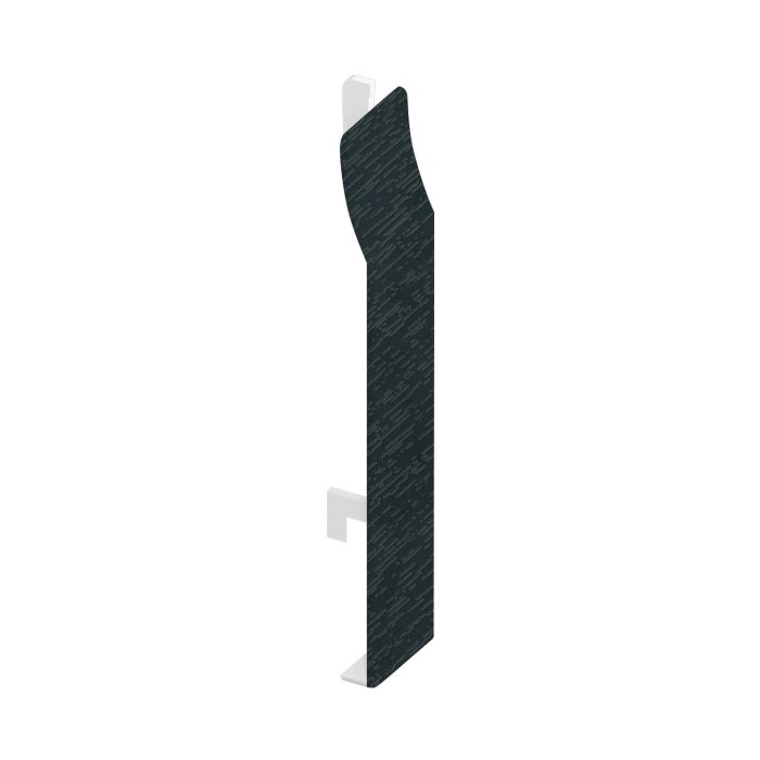 Anthracite Grey Woodgrain Shiplap Cladding Butt Joint - Width 150mm