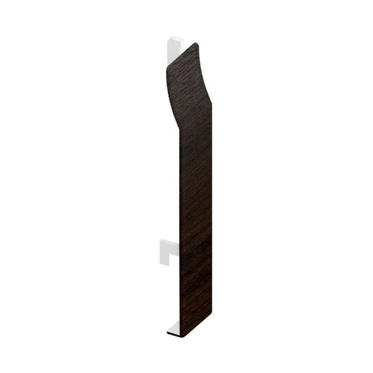 Rosewood Woodgrain Shiplap Cladding Butt Joint - Width 125mm