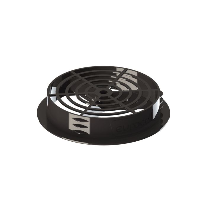 Black Eurocell Circular 70mm Soffit Disc Vent