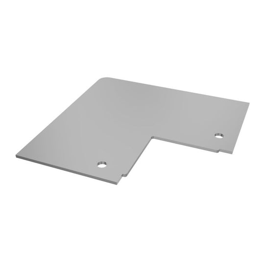 Moondust Grey Vertical Coastline Composite Cladding Internal End Closer - Width 85mm x Length 85mm