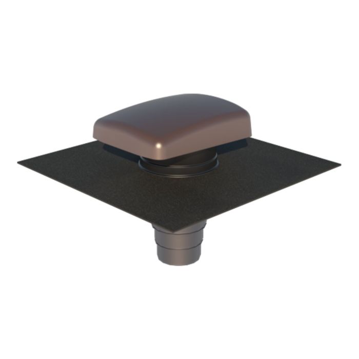 Ubbink Sepia Ventilation Tile Hooded Universal & Adaptor UB41