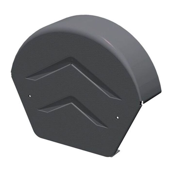 Grey Manthorpe Dry Verge Round Ridge Cap - 226mm x 265mm