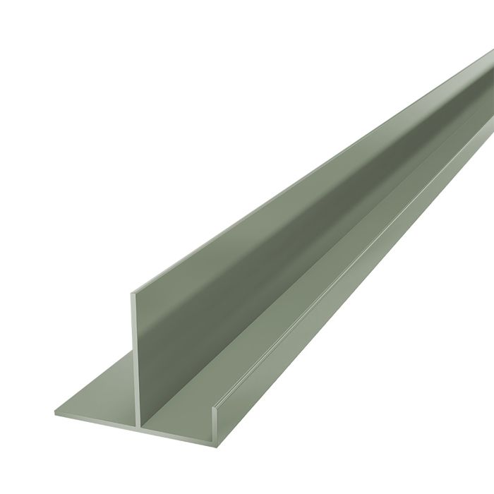 Soft Green Horizontal Coastline Cladding Aluminium End Closer - Length 5m