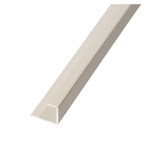 White PVC Starter Trim for Storm 7mm Bathroom Cladding - 2.4m