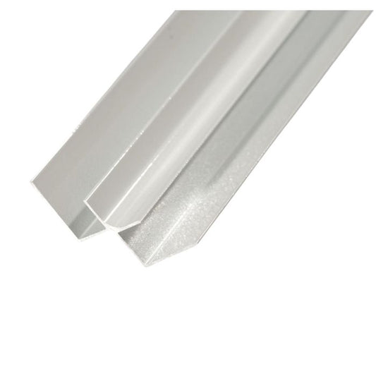 Chrome PVC Internal Corner for Storm 7mm Bathroom Cladding - 2.4m