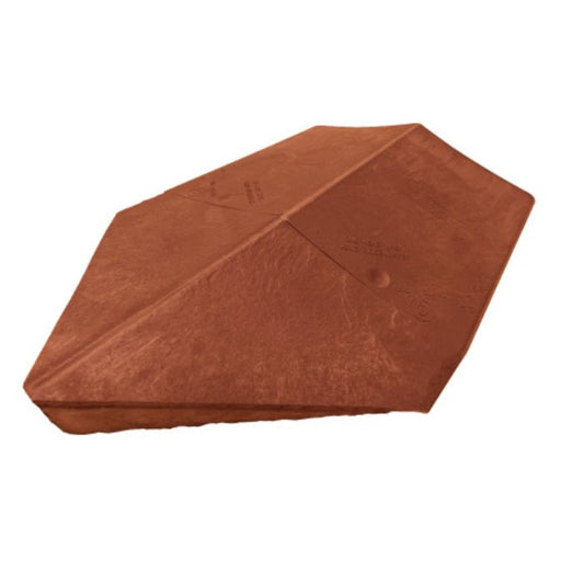 Brick Red Tapco Slate Classic Edwardian Conservatory Hip End Cap - 430mm x 320mm