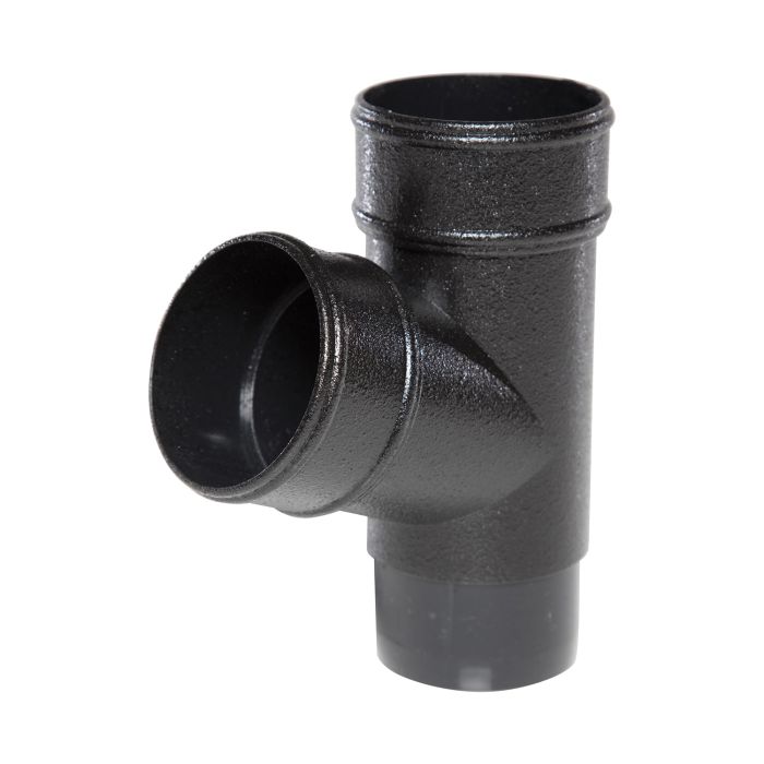 Cast Iron Effect Round Guttering 112° Branch - 112mm