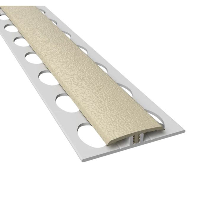 Pastel Cream Palclad Prime 1 Part Capping Strip - Length 3.05m