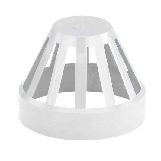 White Soil System Ventilation Cowl - 110mm