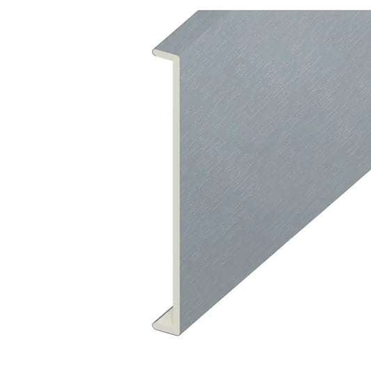Moondust Grey Woodgrain Double Fascia Capping Board - Length 5m x Width 350mm