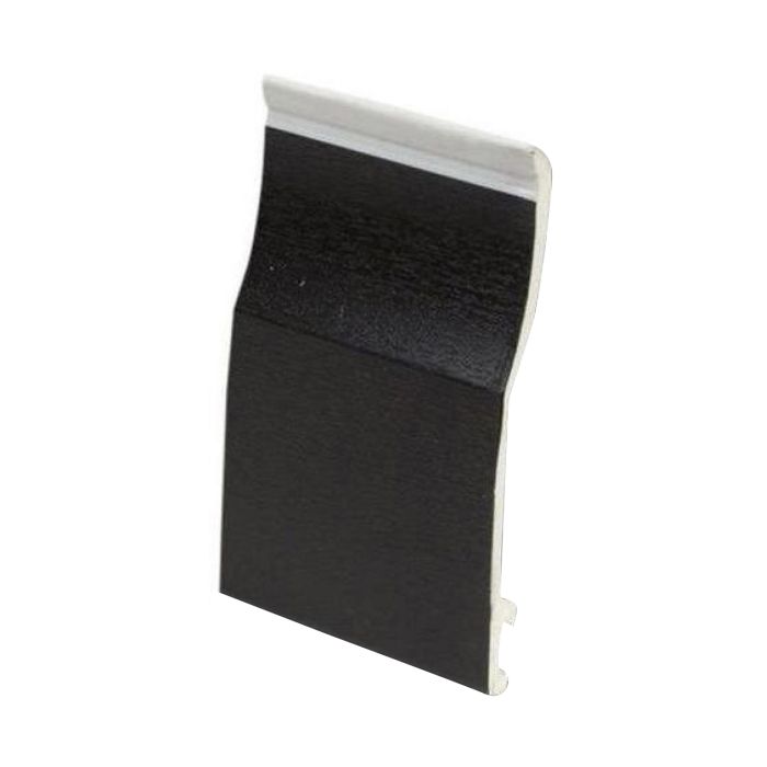 Black Ash Woodgrain Shiplap Cladding - Length 5m x Width 125mm