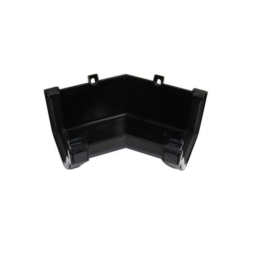 Black Ogee Guttering 135° Internal Angle - 135mm