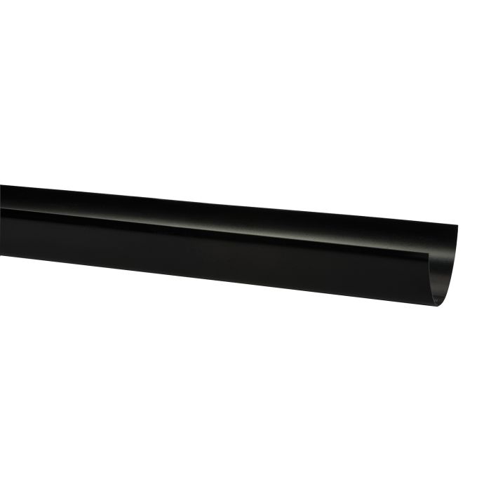 Black Deepflow Gutter - 114mm x Length 4m