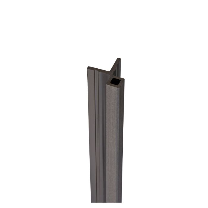 Argent Forma Slatted Composite Cladding Corner Trim - Length 3.6m x Width 78mm