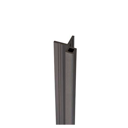 Argent Forma Slatted Composite Cladding Corner Trim - Length 3.6m x Width 78mm