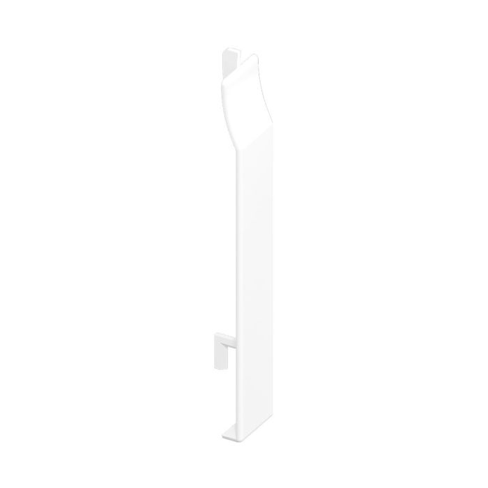 White Smooth Shiplap Cladding Butt Joint - Width 150mm