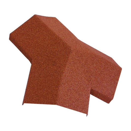 Metrotile Roof Antique Red Y Junction - Length 440mm x Width 475mm