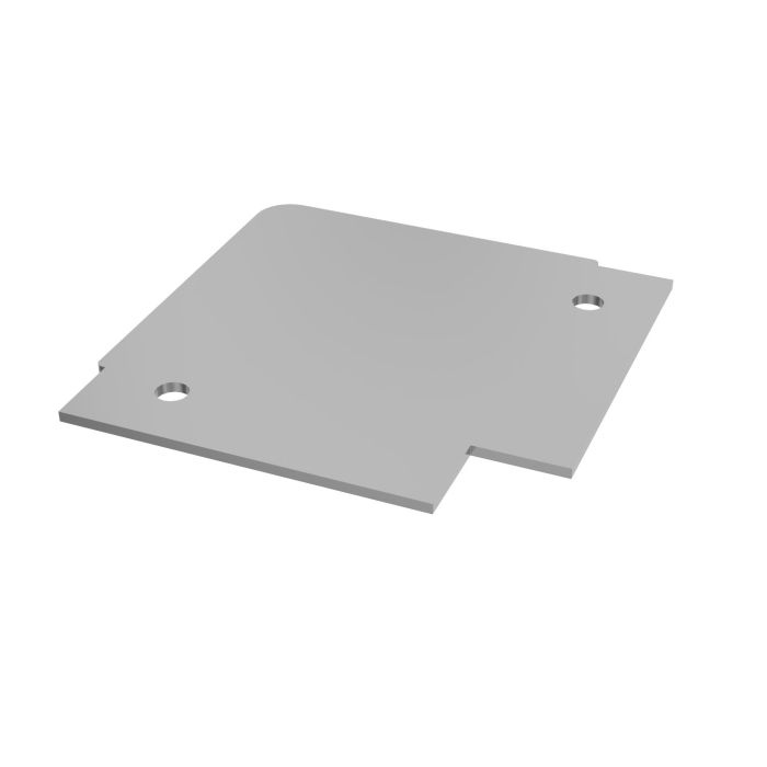 Moondust Grey Vertical Coastline Composite Cladding External End Closer - Width 61mm x Length 61mm