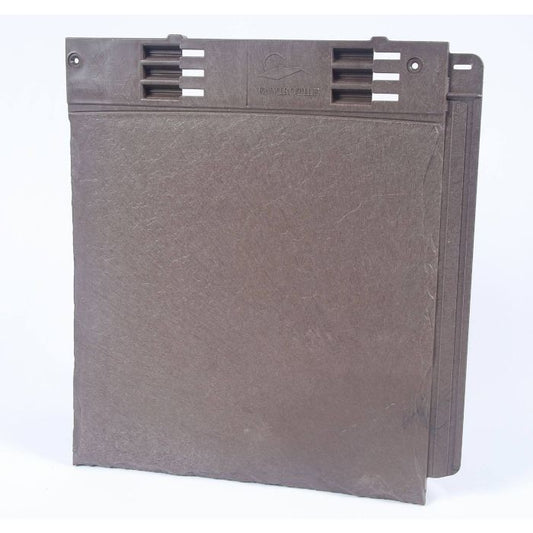 Brown Envirotile Plastic Lightweight Roof Slate Tile - Length 365mm x Width 325mm