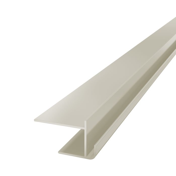 Oyster White Horizontal Coastline Cladding Window Reveal Corner Trim - Length 5m