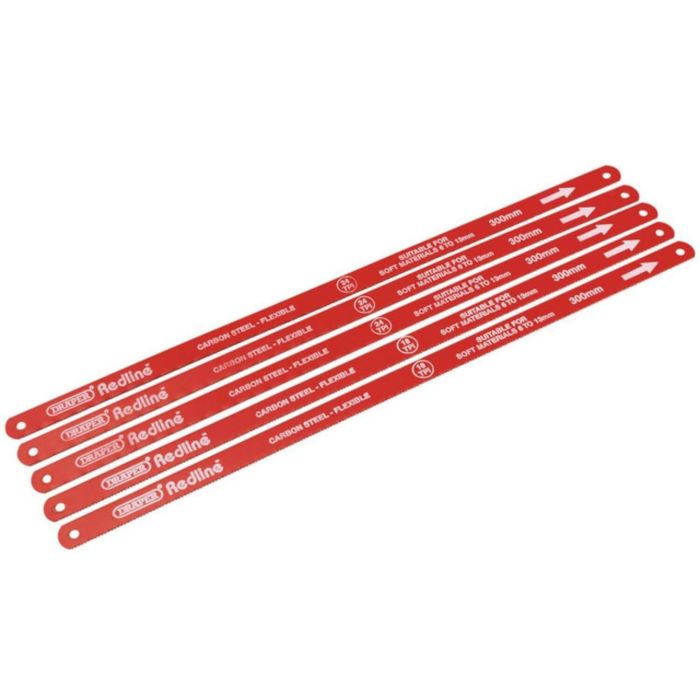 Draper Redline Hacksaw Blades 300mm - 5 Pack
